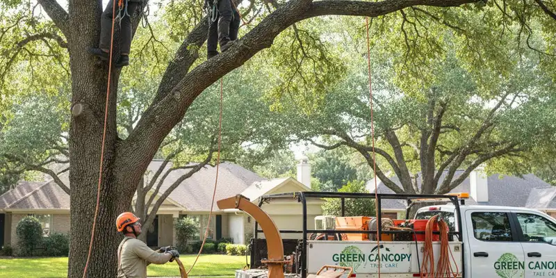 Professional tree trimming service in Arlington, TX for residential and commercial properties