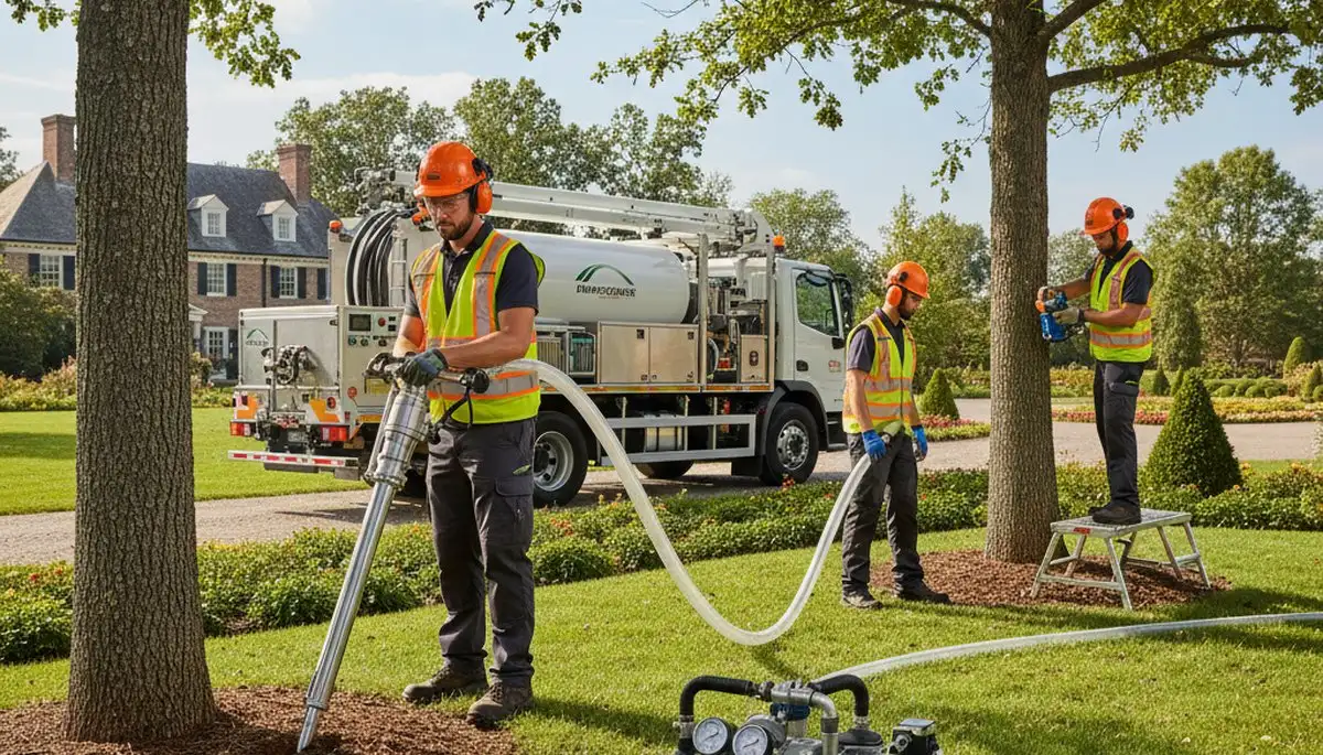 Tree fertilizing service in Arlington, TX by Arbor Tree Care for healthier, stronger tree growth
